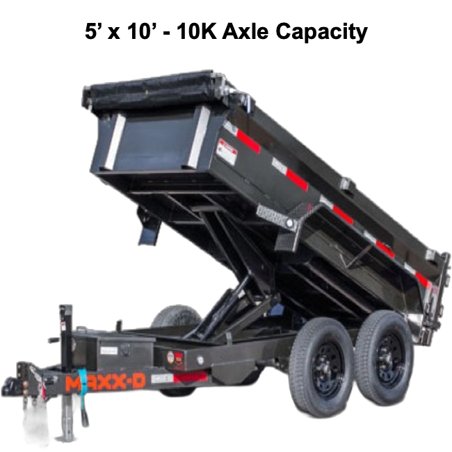 Dump Trailer: 5' x 10'