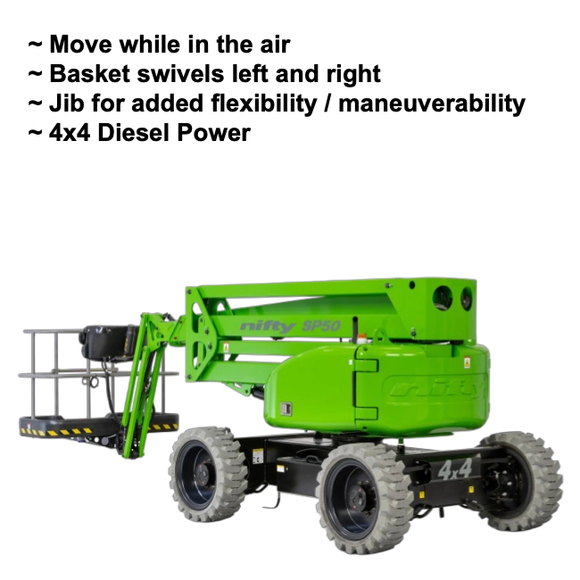Boom Lift - 56' 4x4 hover