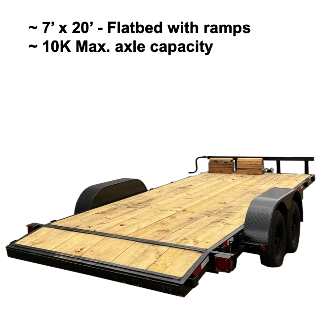 Equipment Trailer - 10K hover